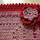 Multicolored Rug Handmade Burgundy Rug. Floor mats. knitted handmade rugs (kovrik-makrame). My Livemaster. Фото №5