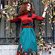 Валяная юбка "Рыжая осень ". Юбки. Лусине Азнаурян (Woolen Works) (LusineAznauryan). Ярмарка Мастеров.  Фото №5