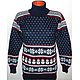 Women's sweater with Norwegian pattern Snowman, Sweaters, Moscow,  Фото №1