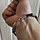 Nylon bracelet with beads (fern). Bead bracelet. h-a-n--t-e-r. My Livemaster. Фото №4