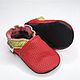 Red Baby Shoes, Baby Moccasins, Leather Baby Shoes, Ebooba. Footwear for childrens. ebooba. Online shopping on My Livemaster.  Фото №2
