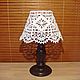 Lampshade handmade for a small table lamp or night lamp. Lampshades. Lace house. Online shopping on My Livemaster.  Фото №2