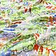 Жаккард листья люрекс Италия, Ткани, Новосибирск,  Фото №1