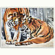 Картина маслом  «Тигры. Около тебя» 60х80 художник Чернова Ольга, Картины, Северск,  Фото №1