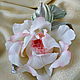 Handmade rose brooch-Buff Beauty brooch fabric flower. Brooches. LIUDMILA SKRYDLOVA (flower glade). My Livemaster. Фото №5