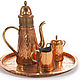 Винтаж: Медный кофейный набор 23АБ0136. Кухонная утварь винтажная. InterAntikvarDecoration. Интернет-магазин Ярмарка Мастеров.  Фото №2