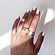Silver nail ring (K38). Rings. anna-epifanova. My Livemaster. Фото №5