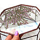 Order Box of glass. The box with the herbarium. Heather. Glass Flowers. Livemaster. . Caskets for rings Фото №3