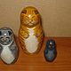 Matryoshka Cats, Stuffed Toys, Moscow,  Фото №1