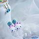 Серьги: Утки / Hello Kitty. Серьги-продевки. LUHAHA. Ярмарка Мастеров.  Фото №11