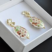 earrings : Goldy Flowers