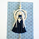Order Macrame doll. Angel in the ring blue dress. Textile Shop Natalya. Livemaster. . Interior elements Фото №3