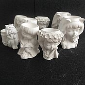 Plaster figures for coloring