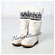 Белые  Нью пимы. Унты. northern boots (NorthernBoots). Ярмарка Мастеров.  Фото №4