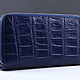 Клатч из кожи крокодила на двух молниях IMA0001VC4. Кошельки. CrocShop товары из экзотической кожи. Ярмарка Мастеров.  Фото №4