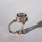 Серебряное кольцо "Росинка"