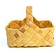 A basket woven from birch bark. Basket wicker. Art. 4026. Basket. SiberianBirchBark (lukoshko70). Online shopping on My Livemaster.  Фото №2