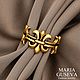 Кольцо позолоченное в стиле Chrome Hearts exclusive collection. Кольца. MARIA GUSEVA Fashion Jewelry. Интернет-магазин Ярмарка Мастеров.  Фото №2