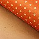 ВР. НЕТ! Бумага крафт оранжевая в горошек. Бумага для скрапбукинга. Магазин СЕЗАМ (Юлия). Интернет-магазин Ярмарка Мастеров.  Фото №2