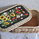 Box - box 'Russian style' wicker rectangular. Storage Box. Elena Shitova - basket weaving. My Livemaster. Фото №6