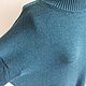 Свитер "Супер-Овер" Малахит, 100% меринос экстрафайн. Свитеры. FAVORITE KNITWEAR (Наталья). Ярмарка Мастеров.  Фото №5