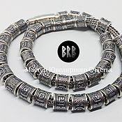 Русский стиль handmade. Livemaster - original item Silver Bracelet "GLAGOLITIC" sterling silver. Handmade.