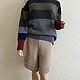 Шорты "Диагональ", 100% меринос. Шорты. FAVORITE KNITWEAR (Наталья). Ярмарка Мастеров.  Фото №6