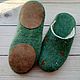  Felted slippers ' Cloudberry'. Slippers. Obuffca. Ярмарка Мастеров.  Фото №4
