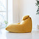 Заказать Yellow Lounge Pie - бескаркасное кресло с подушкой. RANGA Performance. Ярмарка Мастеров. . Кресла Фото №3