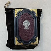 Сувениры и подарки handmade. Livemaster - original item The Gospel of Matthew (gift leather book in a bag). Handmade.