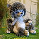 Volchenok felted sculpture. Felted Toy. ZOYA KHOLINA. My Livemaster. Фото №4