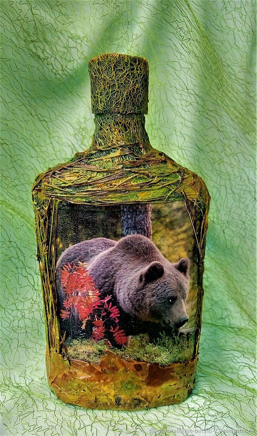 Декоративная бутылка "Хозяин тайги", Вазы, Сургут,  Фото №1