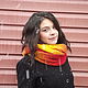 Snood Fire in three turns. Scarves. A.Smir. Online shopping on My Livemaster.  Фото №2
