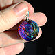 Pendant ball Other planet. Galaxy space Glass Universe Necklace. Pendant. Olga Bukina Cosmic glass. My Livemaster. Фото №5