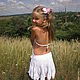 Сарафан Белые ананасы. Платья. Яна-модный трикотаж для детей. (yan70846703). Ярмарка Мастеров.  Фото №4