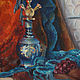 Oil painting. Still life with a hookah. Pictures. Siberian decor. My Livemaster. Фото №4