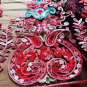 Материалы для творчества handmade. Livemaster - original item embroidery on mesh. Ethnic motifs. Handmade.