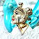 Заказать Винтаж: Серебряная брошь "Клеопатра", MARSLIEU STERLING. Винтаж SV. Ярмарка Мастеров. . Броши винтажные Фото №3