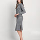 Gray cashmere skirt and sweater knit suit, Suits, Tolyatti,  Фото №1