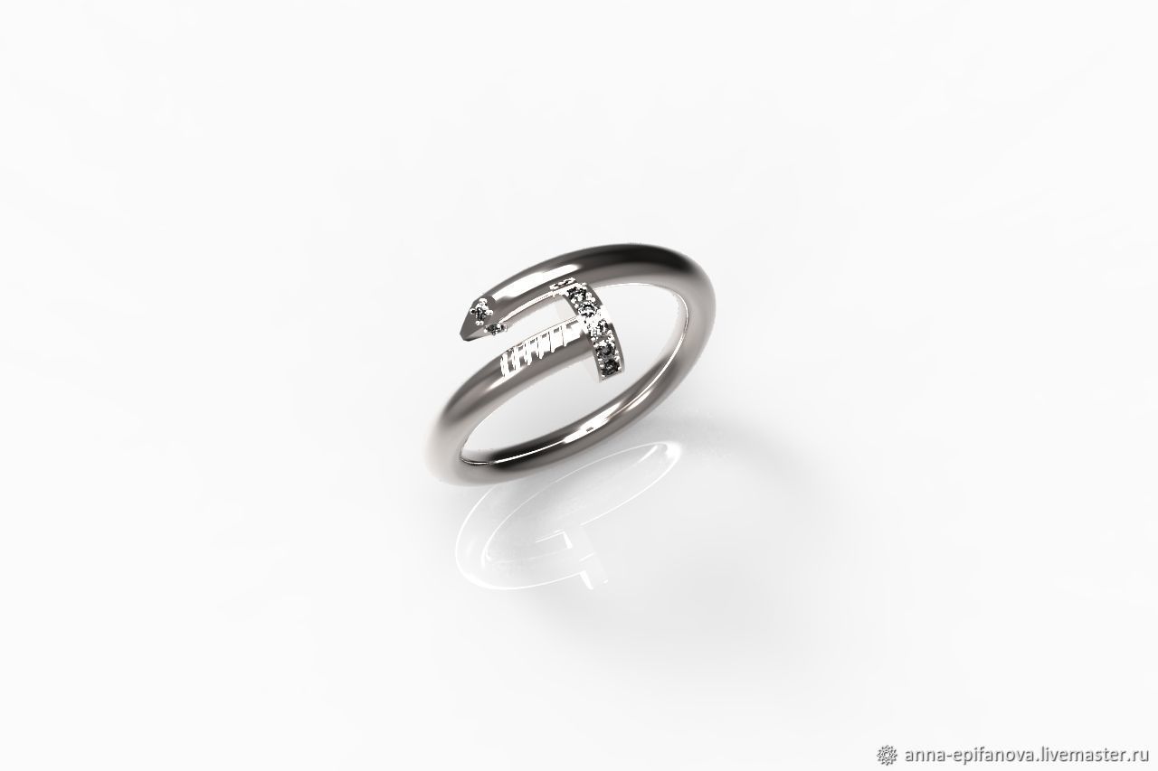 Silver nail ring (K3) – заказать на 