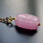 Украшения handmade. Livemaster - original item Pendant on a string Candy pink. Handmade.