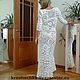 Cotton long knitted crochet dress 'White'. Dresses. Shop Tatiana Panova. Online shopping on My Livemaster.  Фото №2
