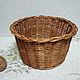 Round wicker basket without handle made of willow vine. Basket. Elena Shitova - basket weaving. Online shopping on My Livemaster.  Фото №2
