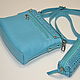 Women's cross-body bag 'Turquoise'. Crossbody bag. J.P.-Handmade Designer Bags. My Livemaster. Фото №5