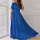 'Monaco ' silk dress, cornflower blue, Dresses, St. Petersburg,  Фото №1