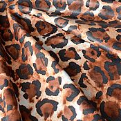 Материалы для творчества handmade. Livemaster - original item Genuine leather Red-brown leopard 0,8mm. Handmade.
