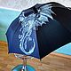 Order Umbrella Black Dragon. Painted umbrellas. ArtelL. Livemaster. . Umbrellas Фото №3