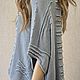  Вязаная кофта оверсайз "Небо". Кофты. Knit_Style. Ярмарка Мастеров.  Фото №10