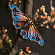 Brooch-pin: ' Sunset Moth', Brooches, Vladimir,  Фото №1