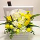 Цветочно-конфетная весенняя композиция №40. Съедобные букеты. sweet.bouquets.J. Интернет-магазин Ярмарка Мастеров.  Фото №2